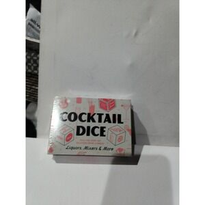 Cocktail Dice : Liquor,Mixers, &More By Chronicle Books Sealed